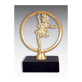 Ringstnder-Metall 125mm Tanzmariechen Bronze, silber oder Goldfarben