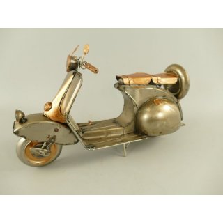 Scooter / Rolle Vespa Piaggio Eisen metallic  Oldtimer Nostlgie / Deko  Retro L.33xH.20cXB=14cm 0,70 kg Blechmodel
