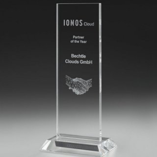 Skyscaper Award Kristallglas 410mm inkl. Gravur