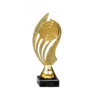 Ständer gold H.200mm Marmor 55x20 schwarz