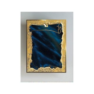 Targa blau-gold  19x12cm