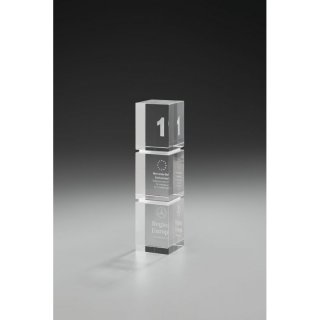 Triple Tower Kristallglas Trophe 240mm inkl. Gravur