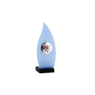 Trophe Budget  - Flag Trophy 250 mm,  Preis ist incl.Text & Logogravur, keine weiteren Kosten