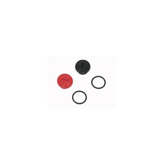 Verschluss-Schraube im Satz rot + schwarz + Dichtungen (Getriebedeckel) S51, S70, KR51/2, SR50