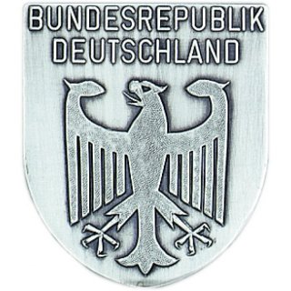 Wappen 75x65mm geprgt Bundesadler