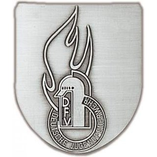 Wappen 75x65mm geprgt Feuerwehr Jugendfeuerwehr DFV