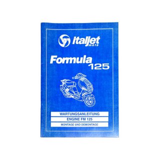 Wartungsanleitung Italjet Formula 125