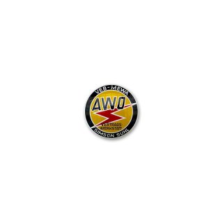 Werbe-Blechschild AWO Vertragswerkstatt